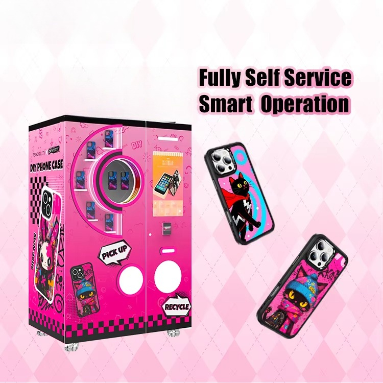 Commercial Printing And Design - Tragbare schnelle UV-Druck Telefon Fall Verkaufsautomat