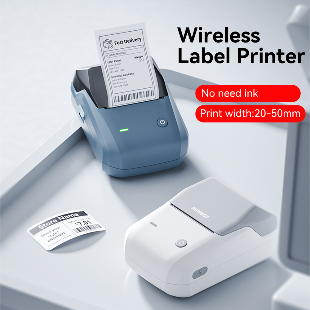 Commercial Printing Business - Niimbot B1/B1 Pro Tintenloser Etikettendrucker Kabelloser