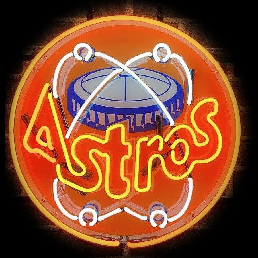 Commercial Wall Printing - Housto Astro Neon Schilder Neonlampe Schild