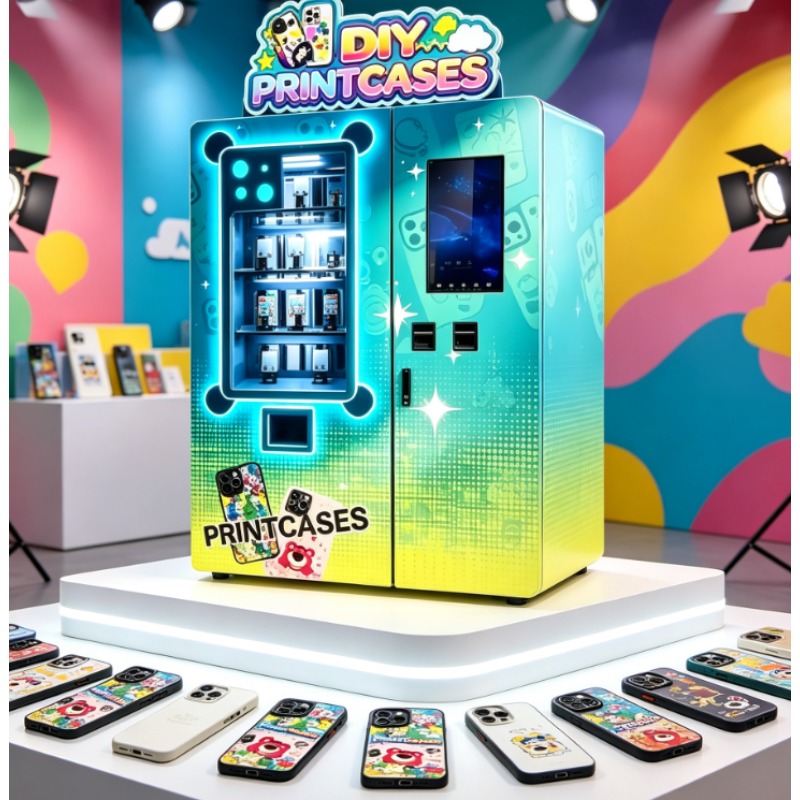 Commercial Printing Business - Selbstbedienungs-DIY-UV-Handyhüllen-Druckautomat, Premium-Gewerbegerät für Handyladen-Geschäfte