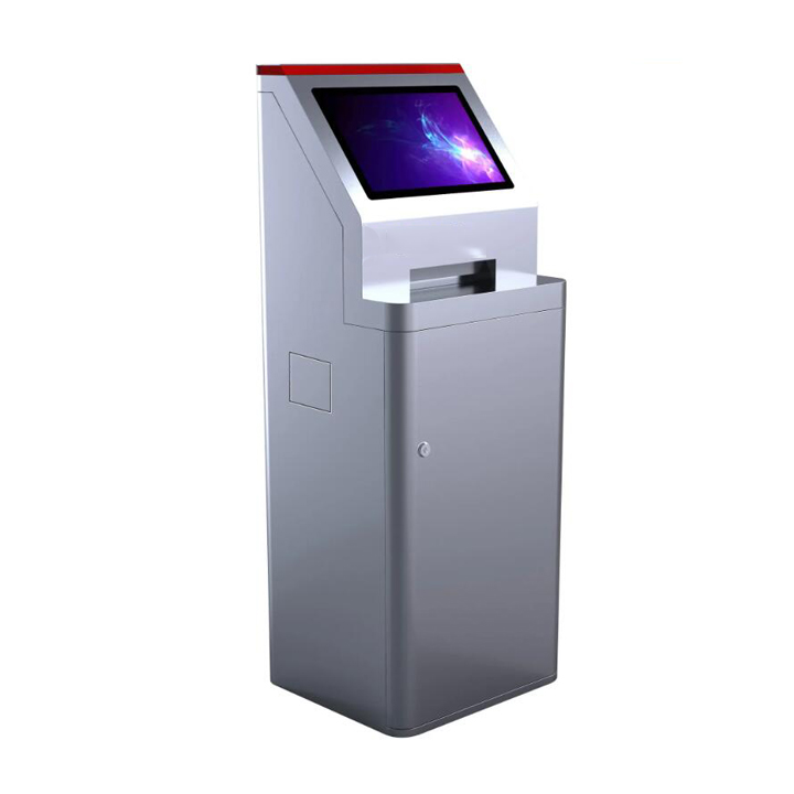 Commercial Document Printing - Kommerzielle Touchscreen-Dokumente, Druckkiosk, bodenstehend, Krankenhaus, Agentur,