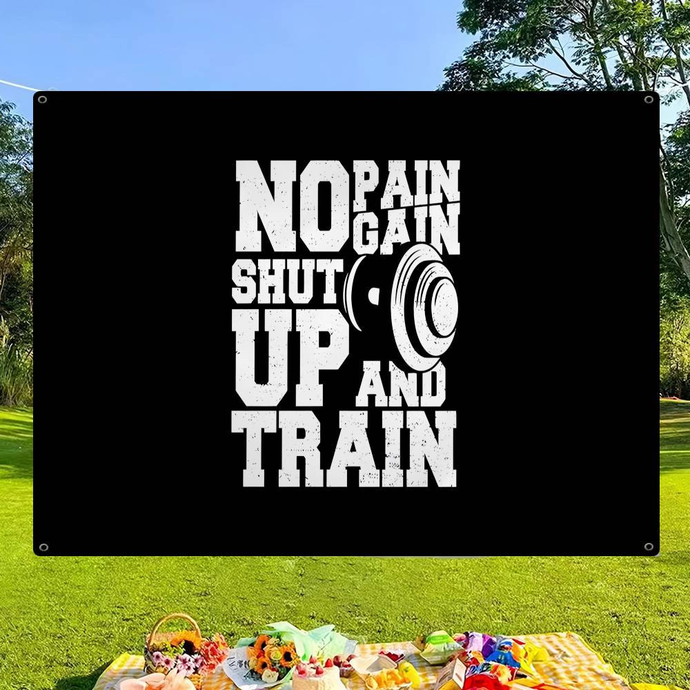 Commercial Printing Companies - No Pain No Gain GYM Hochwertige