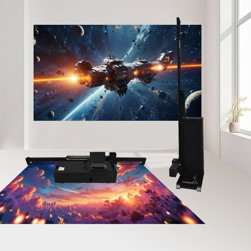 Commercial Wall Printing Machine - Universelle UV-Wanddruckmaschine, Vertikaler Grafikdrucker für Wohn-,