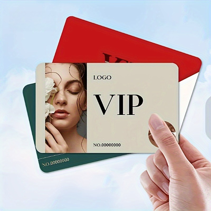 Commercial Printing Business - Matte Oberfläche 100 Stück PVC-Visitenkarten Kostenloser