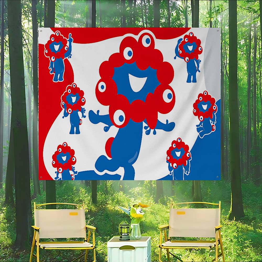 Commercial Printing Companies - Myaku Myaku Blaues Maskottchen Fortschrittlicher Druck