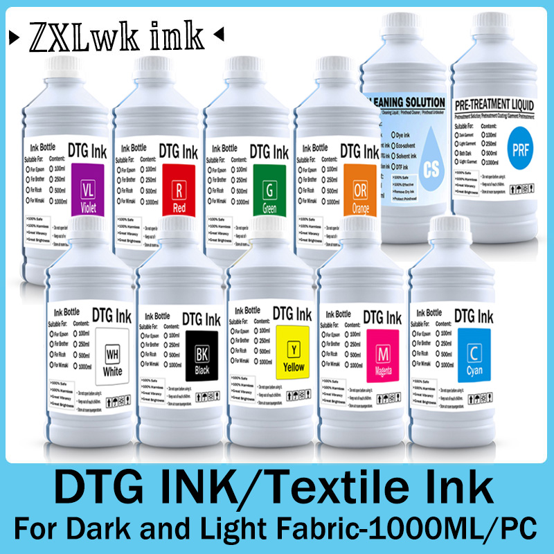 Direct To Garment Ink - DTG-Tinte Textil-Nachfülltinte für Epson F2000 F2100