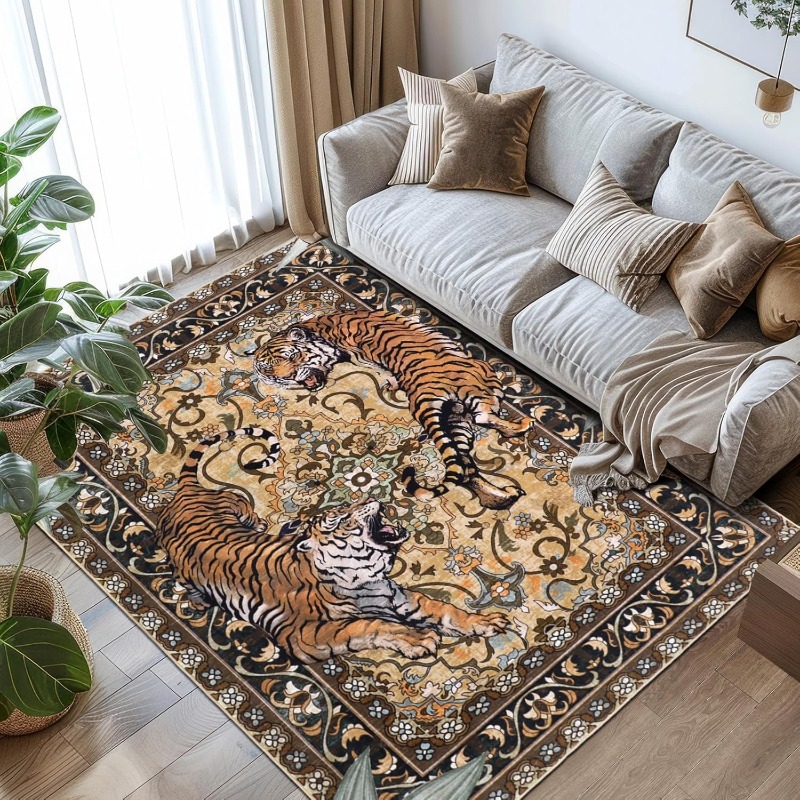 Nordischer Retro-Tiger-Design- – Commercial Printing And Design Bewertung und Preis