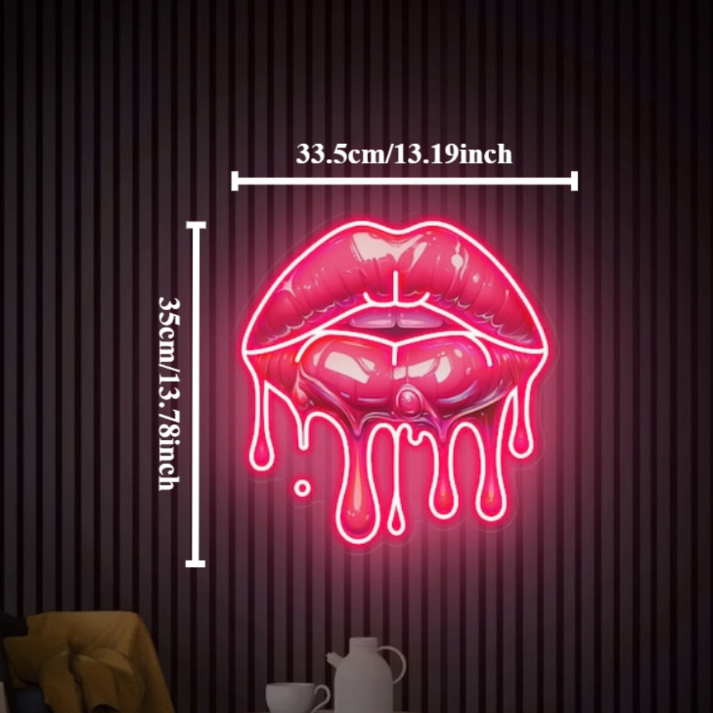 Schmelzende Lippen, UV-gedruck – Commercial Wall Printing Bewertung und Preis