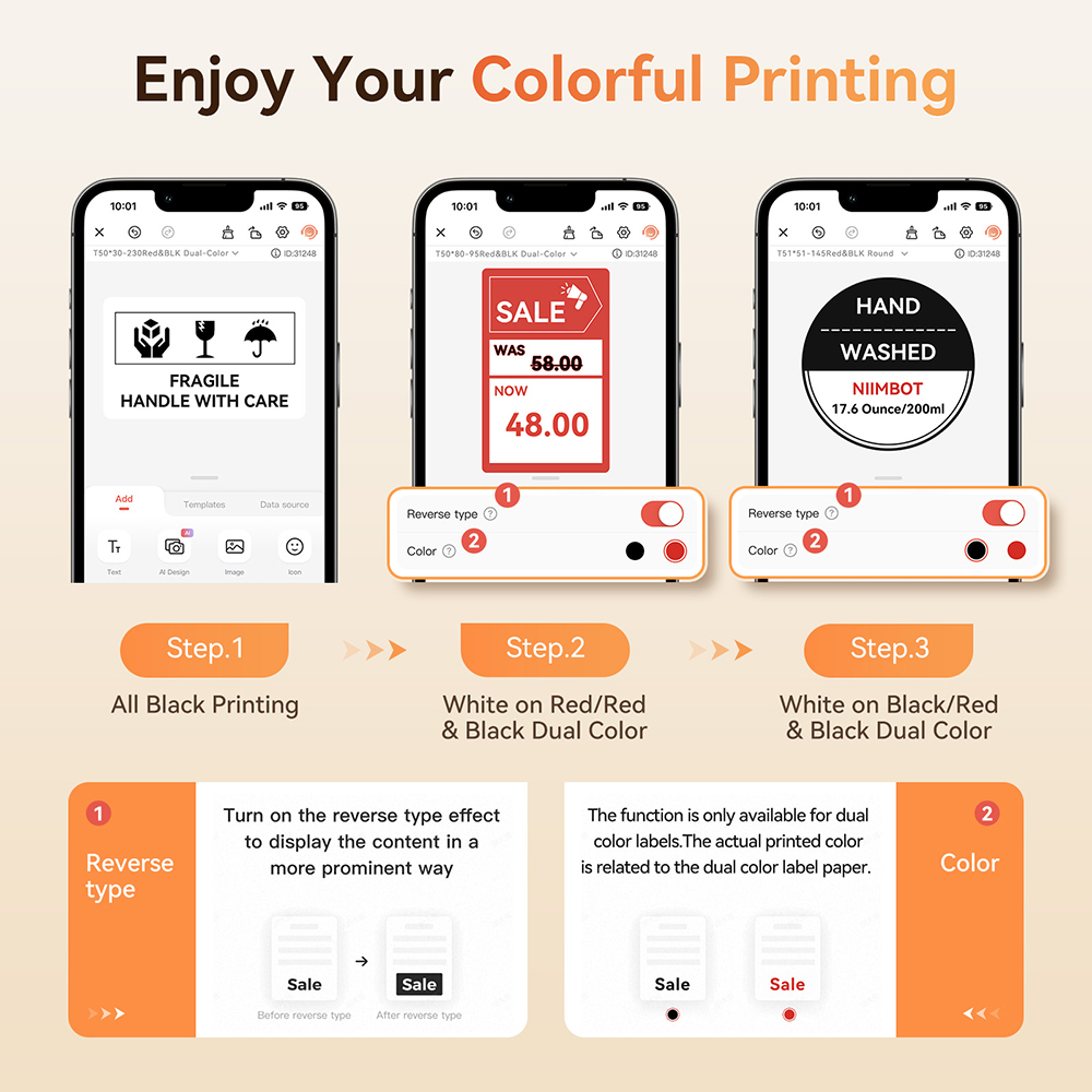 Niimbot B21 PRO Rot-Schwarzer  – Commercial Printing Business Bewertung und Preis