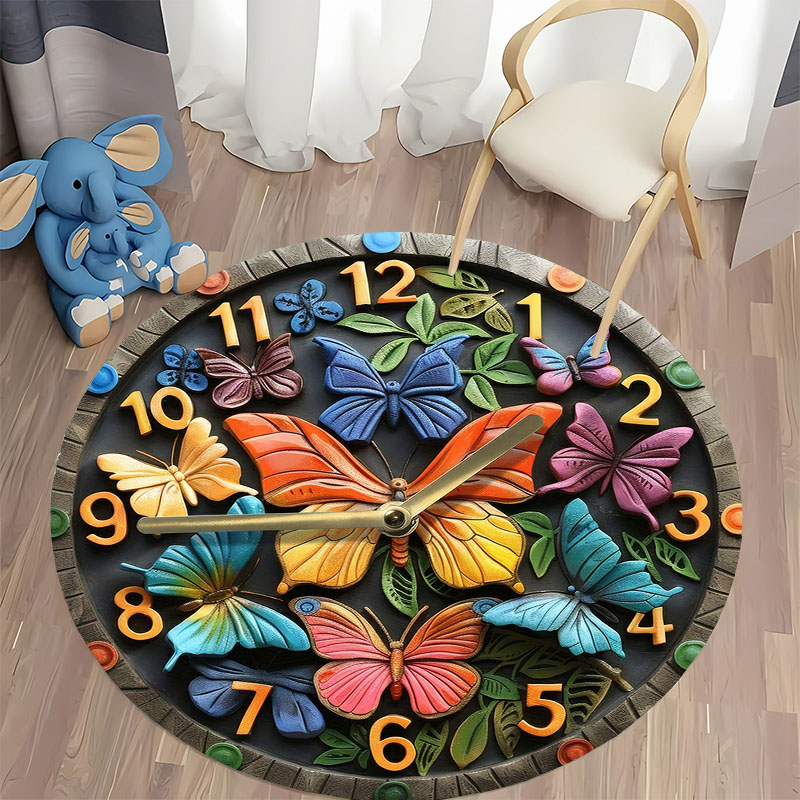 3D-Wanduhr mit Schmetterlingsw – Commercial Wall Printing Bewertung und Preis