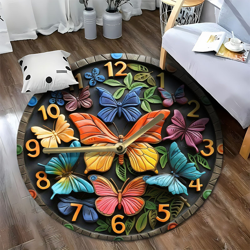 3D-Wanduhr mit Schmetterlingsw – Commercial Wall Printing Bewertung und Preis