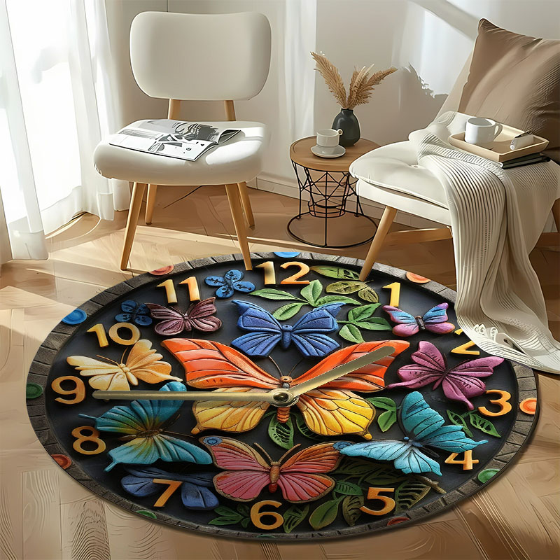 3D-Wanduhr mit Schmetterlingsw – Commercial Wall Printing Bewertung und Preis
