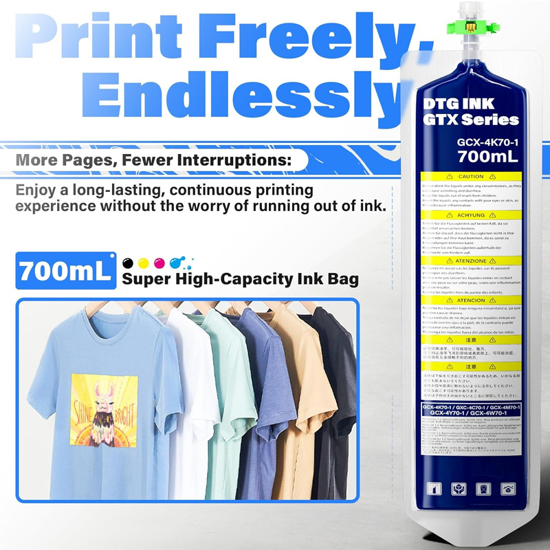 700 ml DTG Textile GTX Tintenb – Direct To Garment Ink Bewertung und Preis