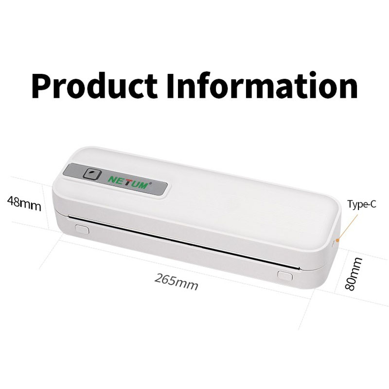 Tragbarer A4 Thermodrucker Tin – Commercial Document Printing Bewertung und Preis