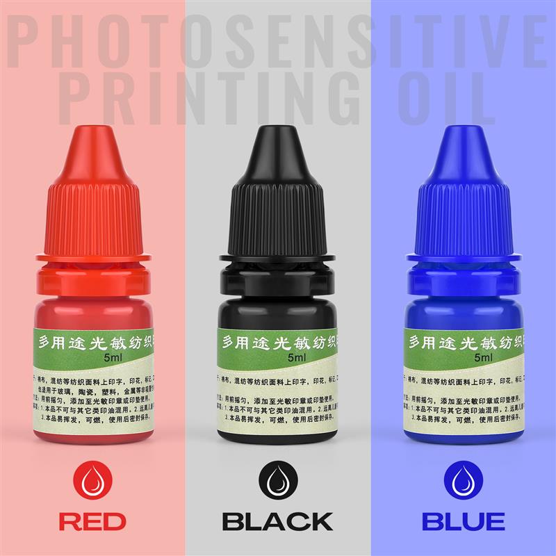 5 ml blau rot schwarz Tinte Te – Direct To Garment Ink Bewertung und Preis