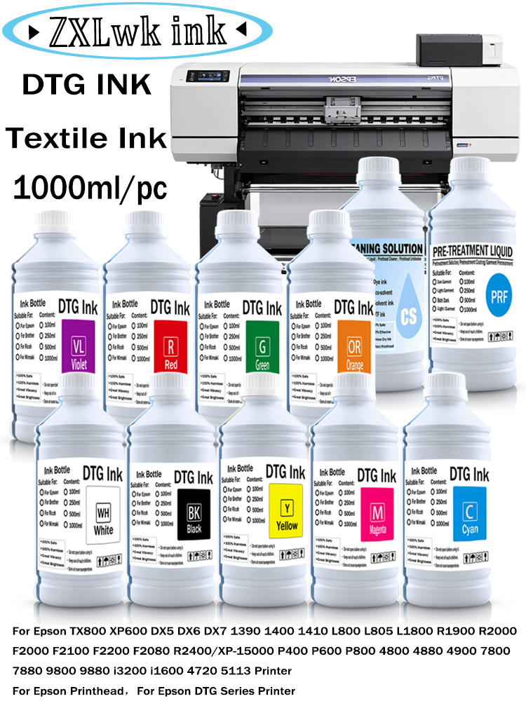 DTG-Tinte Textil-Nachfülltinte – Direct To Garment Ink Bewertung und Preis